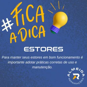 Estore Manual em Monte Estoril - Dicas de utilização - Reparações Almeida